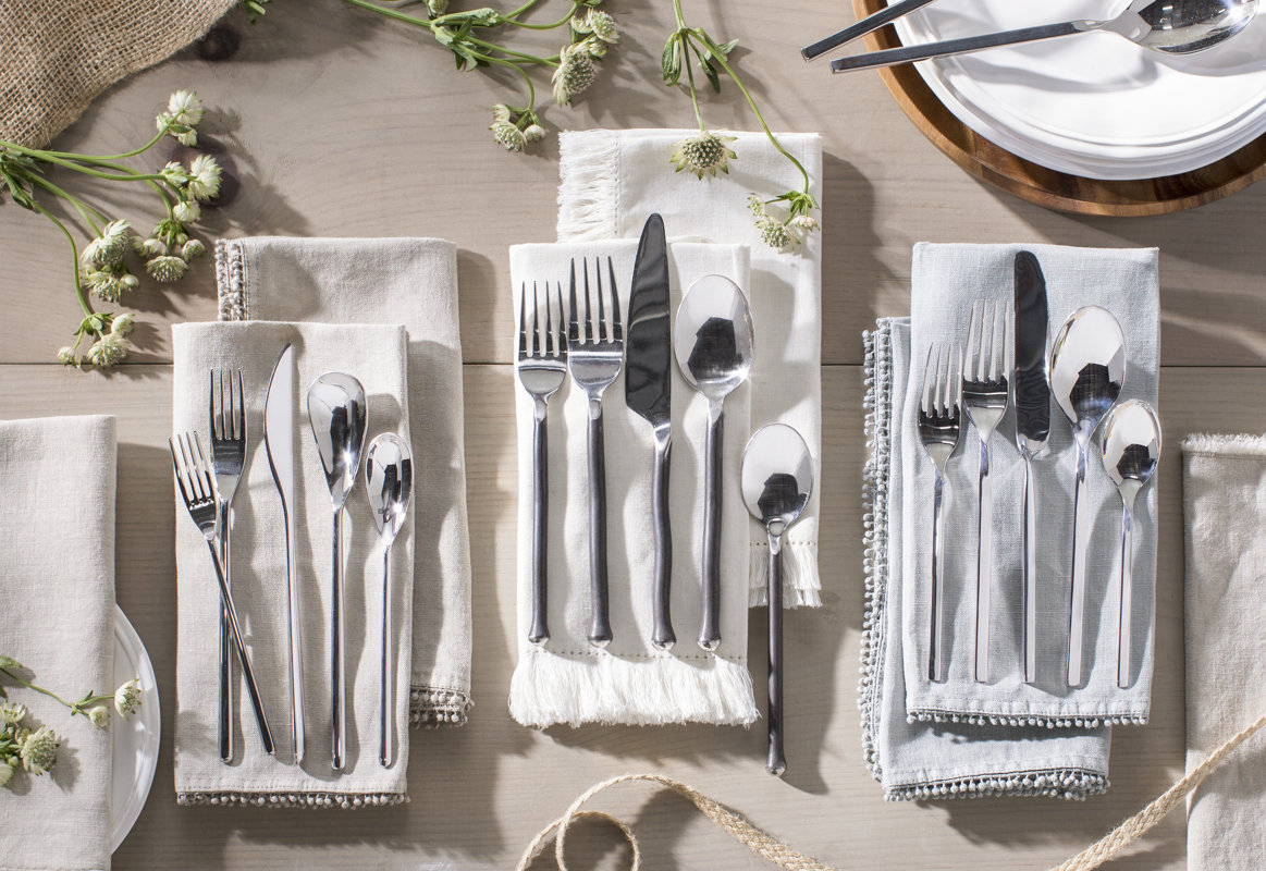 Villeroy & Boch New Wave 64 Piece Flatware Set & Reviews Wayfair